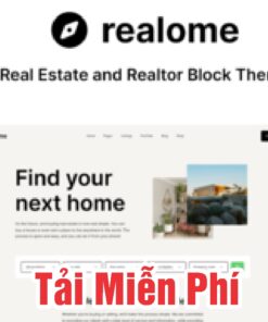 Chia sẻ Them bất động sản - Realome Real Estate and Realtor Block Theme